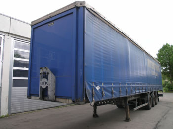 Külgkardinaga poolhaagis Kaiser Pritsche+Plane Coilmulde TÜV neu!