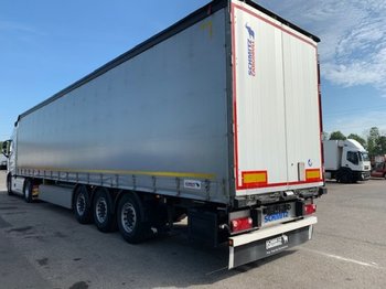 Külgkardinaga poolhaagis Schmitz SCS24 Tautliner,Palettenkasten ,Liftachse