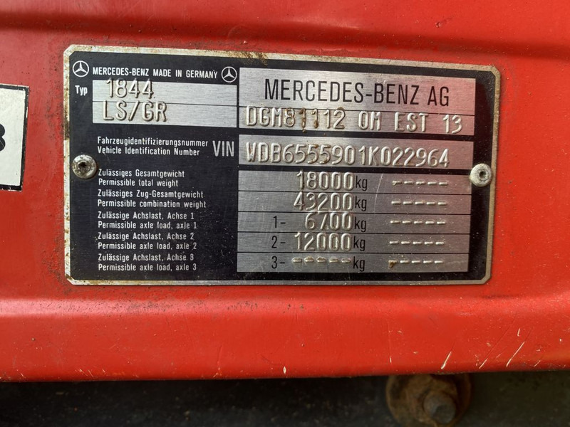 Sadulveok Mercedes-Benz SK 1844 V8 | HYDROLIC | RETARDER | MANUEL GEAR | HUB REDUCTION |: pilt 17