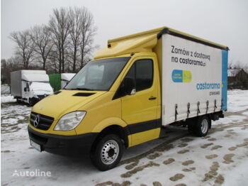 Tarbesõiduk furgoon MERCEDES-BENZ Mercedes-Benz Sprinter kontener winda Dautel 750kg Firana: pilt 1