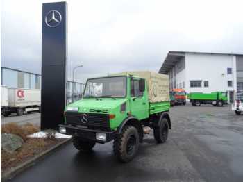Mercedes-Benz Unimog U 427/U 1400 4x4 Pritsche/Plane 3 Sitzer  - Tent tarbesõiduk