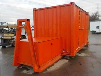 Multilift konteiner 12' x 8' Welfare Unit, Generator Storage, Fixed to RORO Frame to suit Hook Loader Lorry: pilt 1