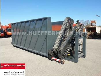 Multilift konteiner, Kraanaga veoauto Mercedes-Benz GARANT Abrollbehälter HIAB Ladekran 166 E4 HiDuo: pilt 1