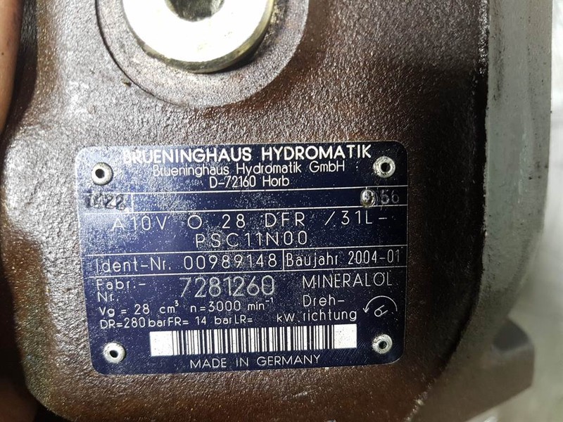 Hüdraulika Brueninghaus Hydromatik A10VO28DFR/31L - Load sensing pump: pilt 4
