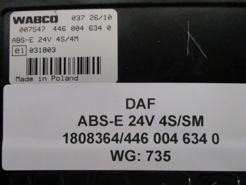 Elektrisüsteem DAF 1808364/446 004 634 0 ABS-E 24 V 4S/4M: pilt 2