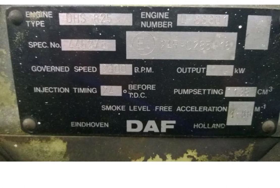Mootor - Veoauto DAF Motor DH 825: pilt 5
