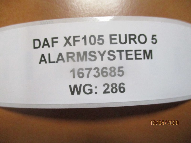 Elektrisüsteem - Veoauto DAF XF 1673685 ALARMSYSTEEM EURO 5: pilt 2