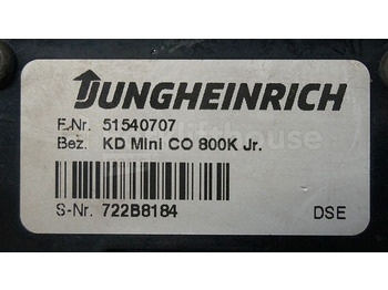 Armatuurlaud - Materjali käitlemise seade Jungheinrich 51540707 Display KD mini Co 800K Jr. sn. 722B8184: pilt 3