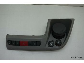  Schalter Schalterleiste Warnblinker Getränkehalter Fiat Ducato (481-212 01-5-3-3 - Kabiin ja interjöör