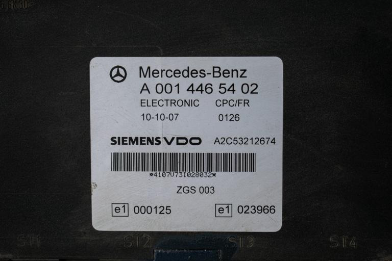 Mootori juhtimisseade - Veoauto MERCEDES-BENZ CPC/FR - A0014465402: pilt 3