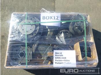  Pallet of Assorted Rexroth A4VG, A10 Poclain Volvo Pumps - Varuosa