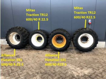 Mitas / Alliance Wheels, 600/40 R22.5 - Rehv