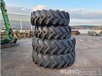  Set of Tyres and Rims to suit Valtra Tractor - Rehv