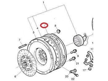 Sidur ja varuosad - Veoauto Volvo Clutch Pressure Plate: pilt 1