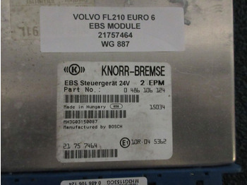 Elektrisüsteem - Veoauto Volvo FL210 21757464 EBS MODULE EURO 6: pilt 2