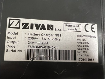 Elektrisüsteem - Materjali käitlemise seade Zivan F6BOMW-01040X-1 NG1 24V37.5A 230v sn. 1709412963 80A Rema battery connector: pilt 3