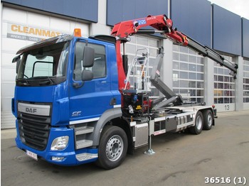 Konkstõstukiga veoauto DAF FAN CF 410 6x2 Euro 6 HMF 21 ton/meter laadkraan: pilt 1