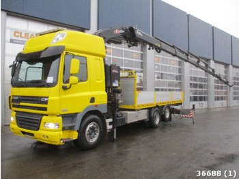 Veoauto DAF FAS 85 CF 510 6x2 Euro 5 Hyva 36 ton/meter laadkraan: pilt 1