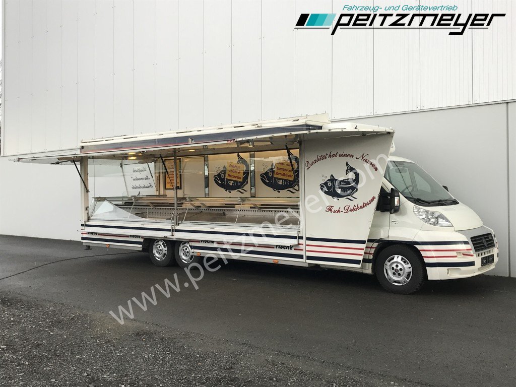 Toiduauto IVECO FIAT (I) Ducato Verkaufswagen 6,3 m + Kühltheke, Fritteuse: pilt 2