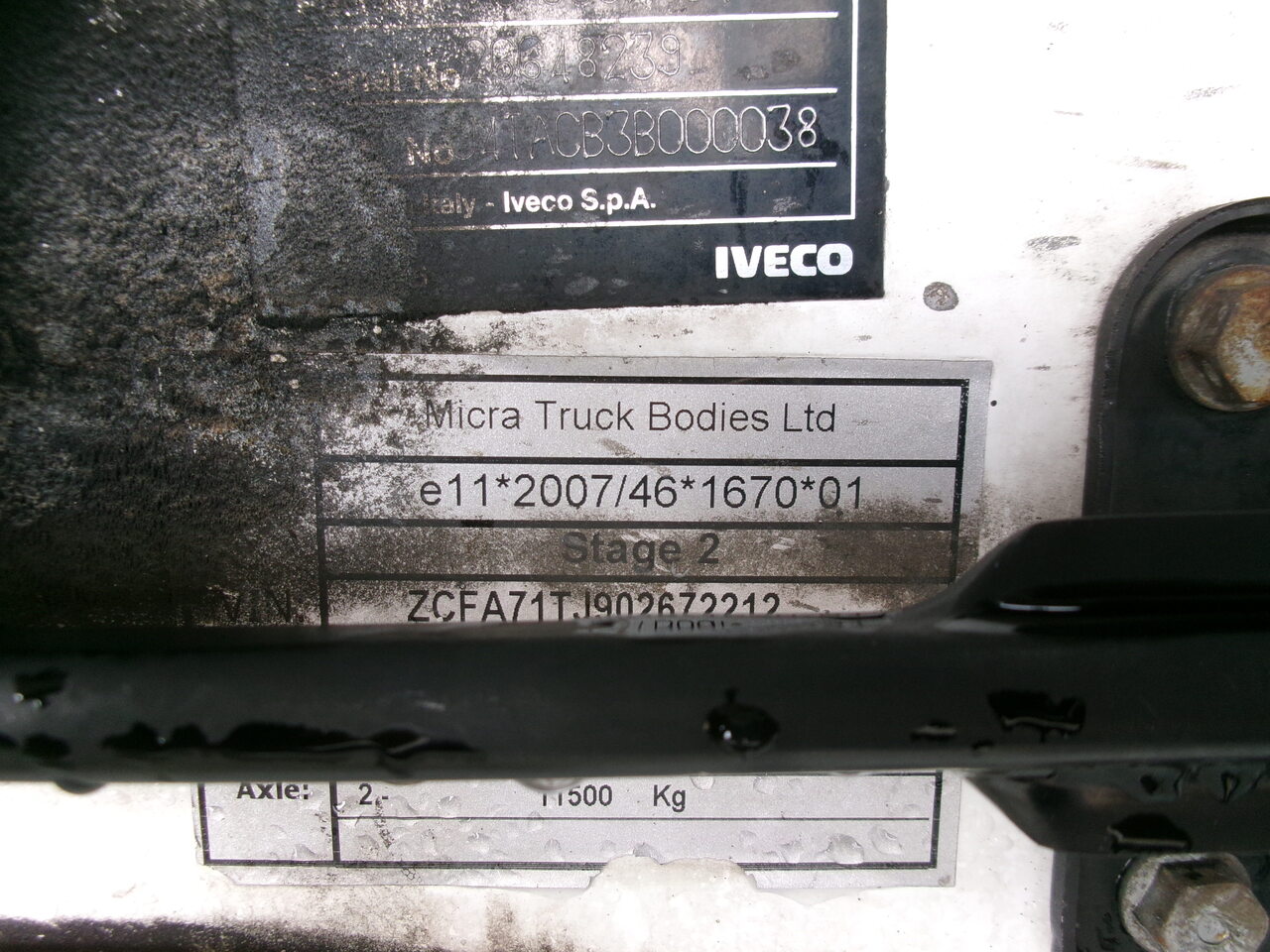 Kasti veoauto Iveco Eurocargo 180E25S RHD 4x2 Euro 6 Closed box: pilt 23