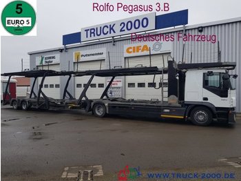 Treilerveoauto Iveco Stralis 420 Rolfo Pegasus Komplett Zug 8-10 PKW: pilt 1
