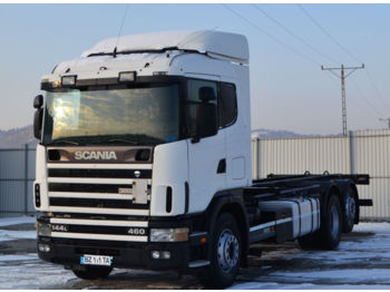 Scania 144 460 * Fahrgestell 6,50 m * Top Zustand!  - Kabiinišassiiga veoauto
