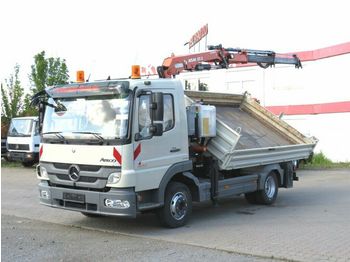 Kallurauto Mercedes-Benz Atego 822 K 2-Achs Kipper Kran