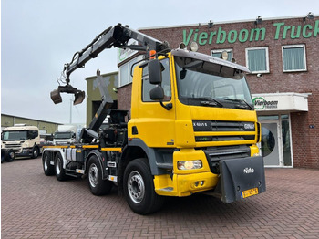 Ginaf X 4241 S 8X4 HIAB 244 EP-2 HIDUO KRAAN EN LBC 250-620 HAAKARM IN PERFECTE STAAT - Konkstõstukiga veoauto