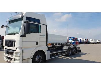 Konteinerveduk/ tõstukiga veoauto MAN TGX 26.440 BDF 6x2
