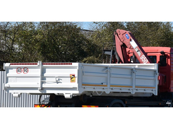 MAN Abrollkipper Container + KRAN HMF 953 K2!  - Konkstõstukiga veoauto: pilt 2