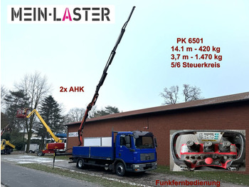 MAN TGL 8.210 Palfinger PK 6501 14m 440kg, 5+6 St. F  - Madelveok/ Platvormveok, Kraanaga veoauto: pilt 1