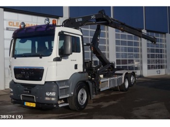 Konkstõstukiga veoauto MAN TGX 26.440 Euro 5 Hiab 16 ton/meter laadkraan: pilt 1