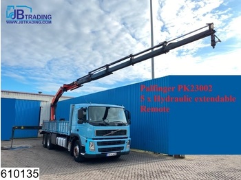 Madelveok/ platvormveok Volvo FM12 420 6x4, Manual, Retarder, Palfinger crane, Remote, 5 x hydraulic extendable, Airco, Borden