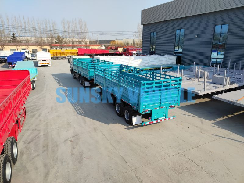 Uus Madelveok/ Platvormveok transporditavad ained lahtine mass SUNSKY Warehouse truck with full trailer: pilt 2