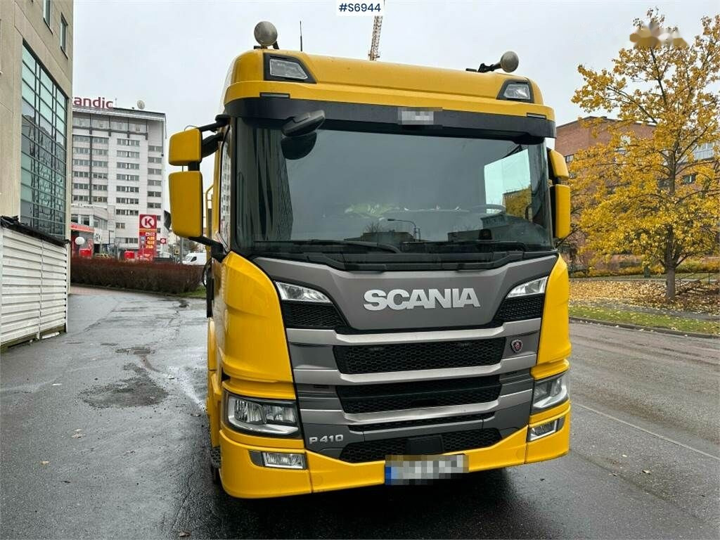 Madelveok/ Platvormveok, Kraanaga veoauto Scania P410 6x2: pilt 11
