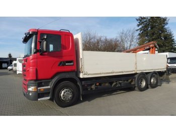 Madelveok/ Platvormveok Scania R420 6x2 Pritsche 7m, Kran Terex Atlas 142.2, Retarder,AHK: pilt 1