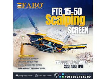 FABO FTB 15-50 Mobile Scalping Screen | Ready in Stock - Mobiilne purusti: pilt 1