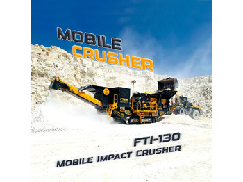 FABO FTI-130 MOBILE IMPACT CRUSHER 400-500 TPH | AVAILABLE IN STOCK - Mobiilne purusti: pilt 1