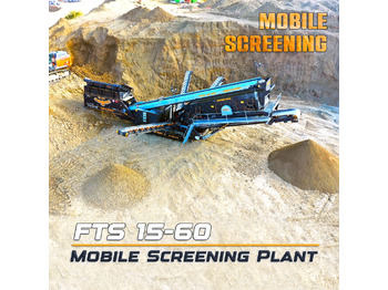 FABO FTS 15-60 MOBILE SCREENING PLANT 150-220 TPH | AVAILABLE IN STOCK - Mobiilne purusti: pilt 1