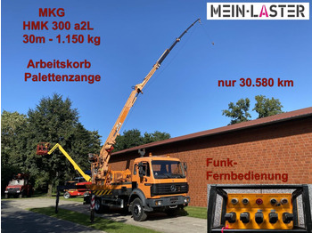 Mercedes-Benz 1824 MKG 300 30m 1.150 kg Funk Korb nur 30.584km  - Kraanaga veoauto: pilt 1