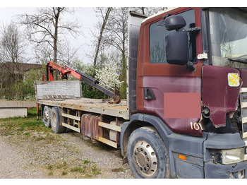 Scania R124LB 6x2  - Kraanaga veoauto: pilt 2