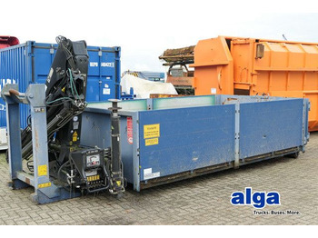 Abrollcontainer, Kran Hiab 099 BS-2 Duo  - Multilift konteiner: pilt 1