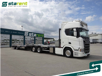 Treilerveoauto Scania R770 V8 Fahrzeugtransporter + Ziegler Anhänger: pilt 3
