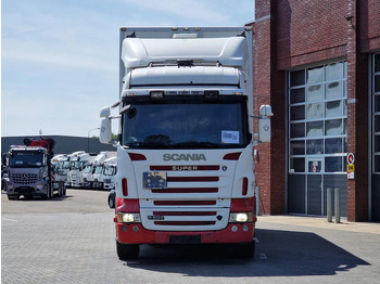 Kasti veoauto Scania R500 V8 Highline 6x2*4 - Box with side doors - Loadlift - Manual gearbox with retarder - Full air - Steering axle: pilt 2