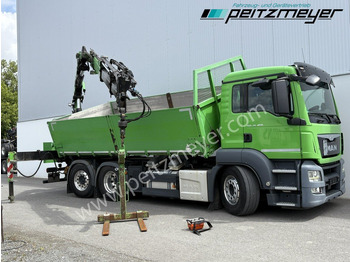 Kallurauto, Kraanaga veoauto MAN TGS 26.460 FL 6x2 Kipper+Kran+Funk Lenkachse, 2-Seitenkipper, Atlas 172.3: pilt 2
