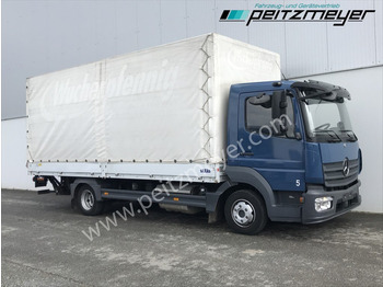 Tent veoauto MERCEDES-BENZ Atego 818 L Pritsche+LBW, Klima, 2 x AHK: pilt 2
