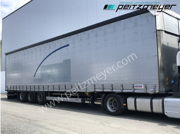 Tentpoolhaagis SCHMITZ 3 Achs Pritschenauflieger SCS 24/L-13.62 Mega, Power-Curtain Jumbo, Edscha, RSAB,: pilt 3