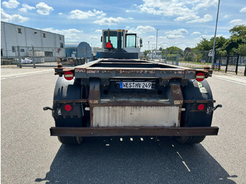 Konteinerveduk/ Tõstukiga poolhaagis Mafa 20 ft tipping chassis / disc brakes / lifting axle / alcoa wheels /: pilt 4