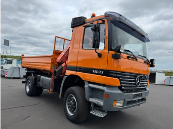Mercedes-Benz Actros 1831 4x4 Kipper - Kran- Kupplung- Blattfe liising Mercedes-Benz Actros 1831 4x4 Kipper - Kran- Kupplung- Blattfe: pilt 5