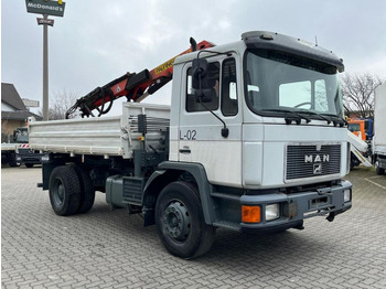 MAN F90 18.232 FK 2-Achs Kipper Kran Palf. PK 8000  liising MAN F90 18.232 FK 2-Achs Kipper Kran Palf. PK 8000: pilt 2